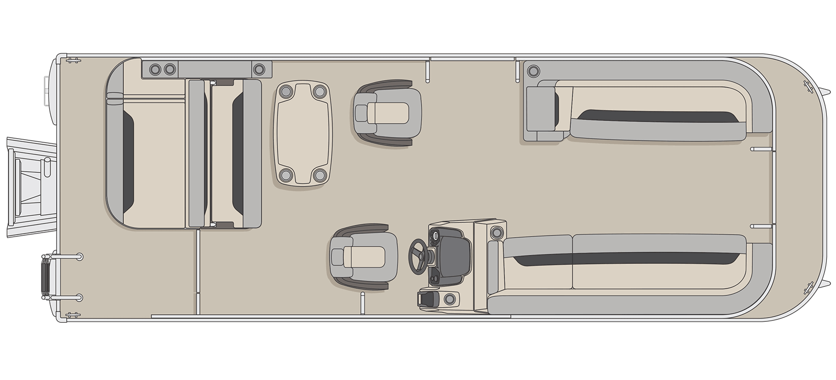 Vectra® 25 RL (2021) - Pontoons - Princecraft®